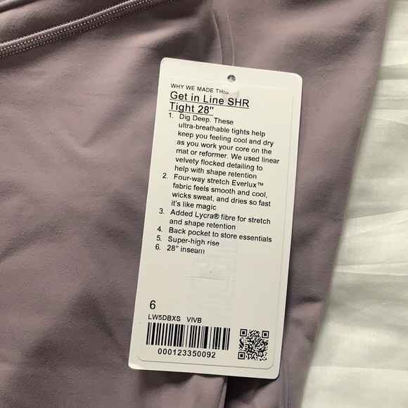Lululemon get in line leggings - Picture 3 of 5